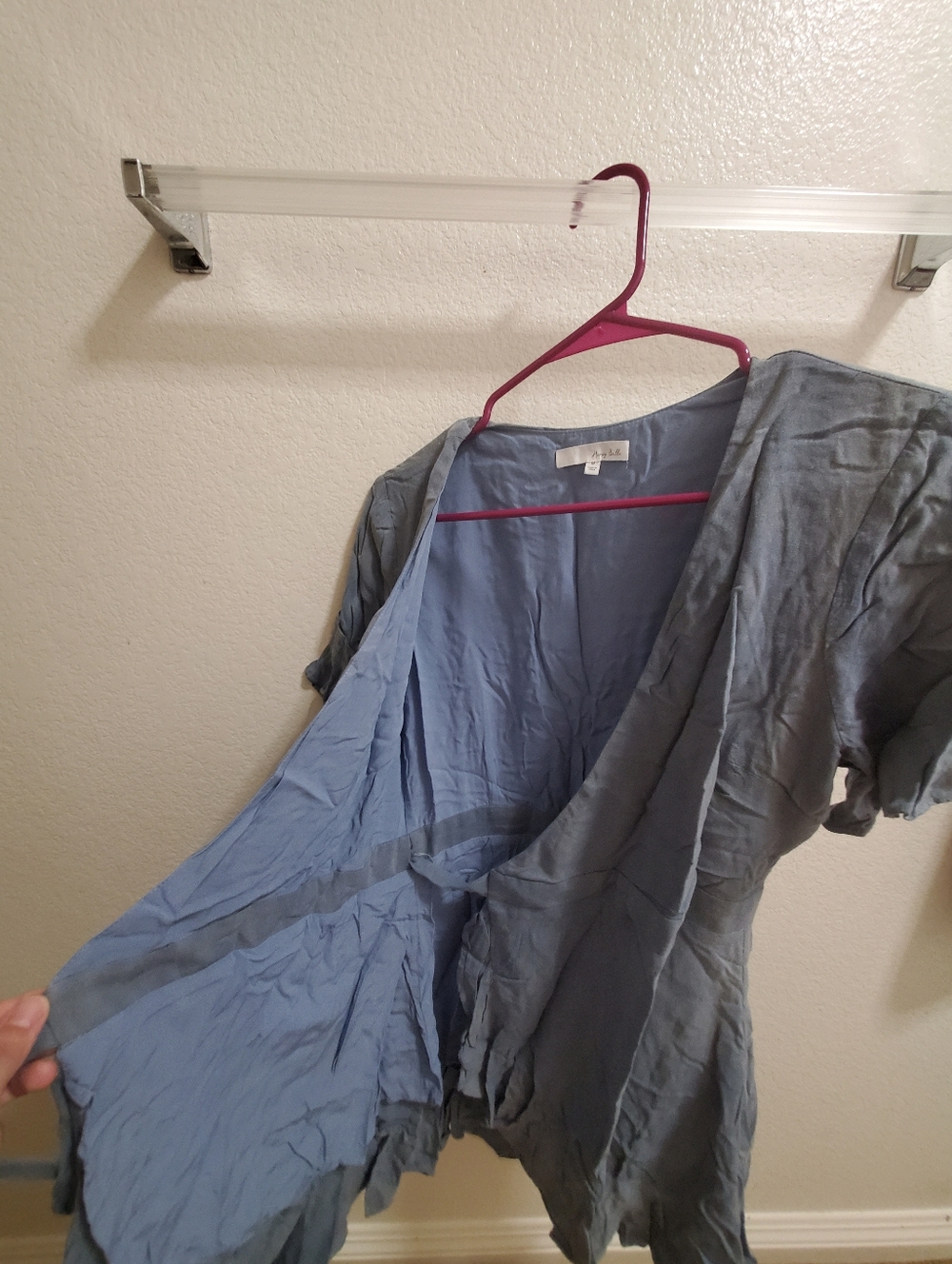 Light Blue Wrap Around Dress